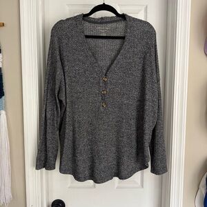 American Eagle Outfitters Waffle Knit Top